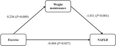 Exercise, weight maintenance, and nonalcoholic fatty liver disease risk: a Chinese cohort study